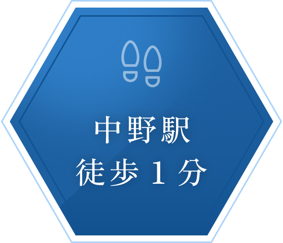 中野駅徒歩１分