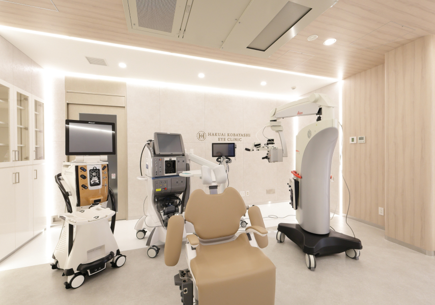 最新の医療機器による体に負担の少ない日帰り白内障手術